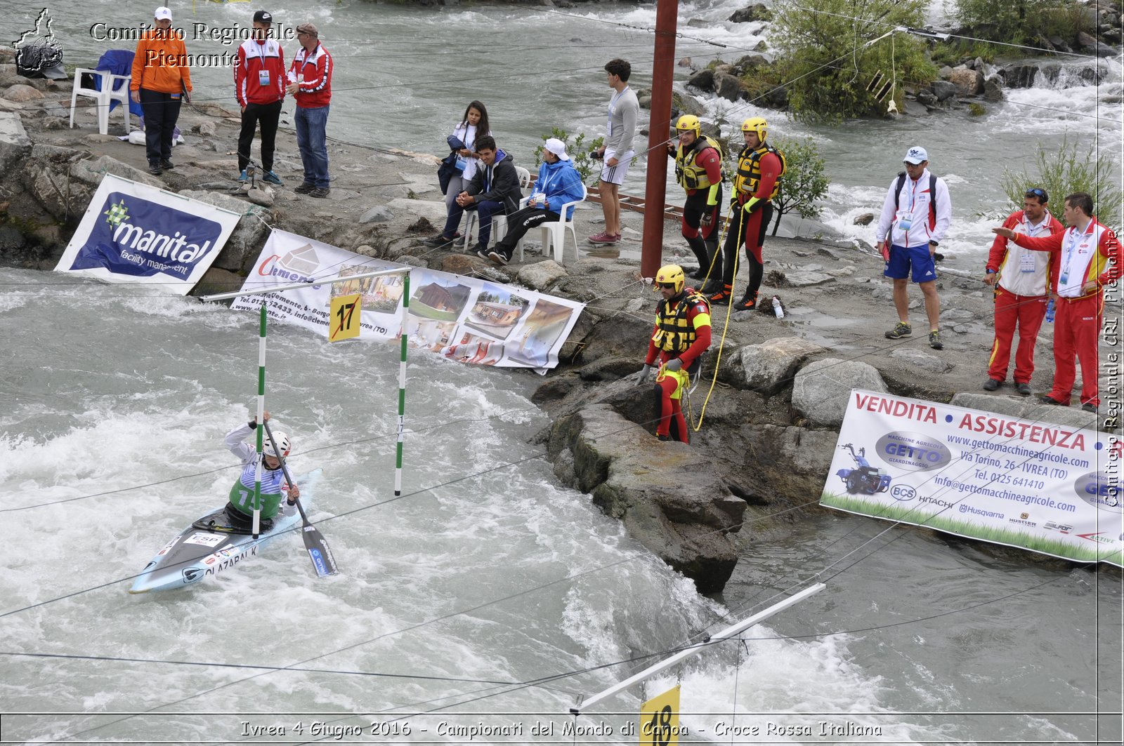 Ivrea 4 Giugno 2016 - Campionati del Mondo di Canoa - Croce Rossa Italiana- Comitato Regionale del Piemonte