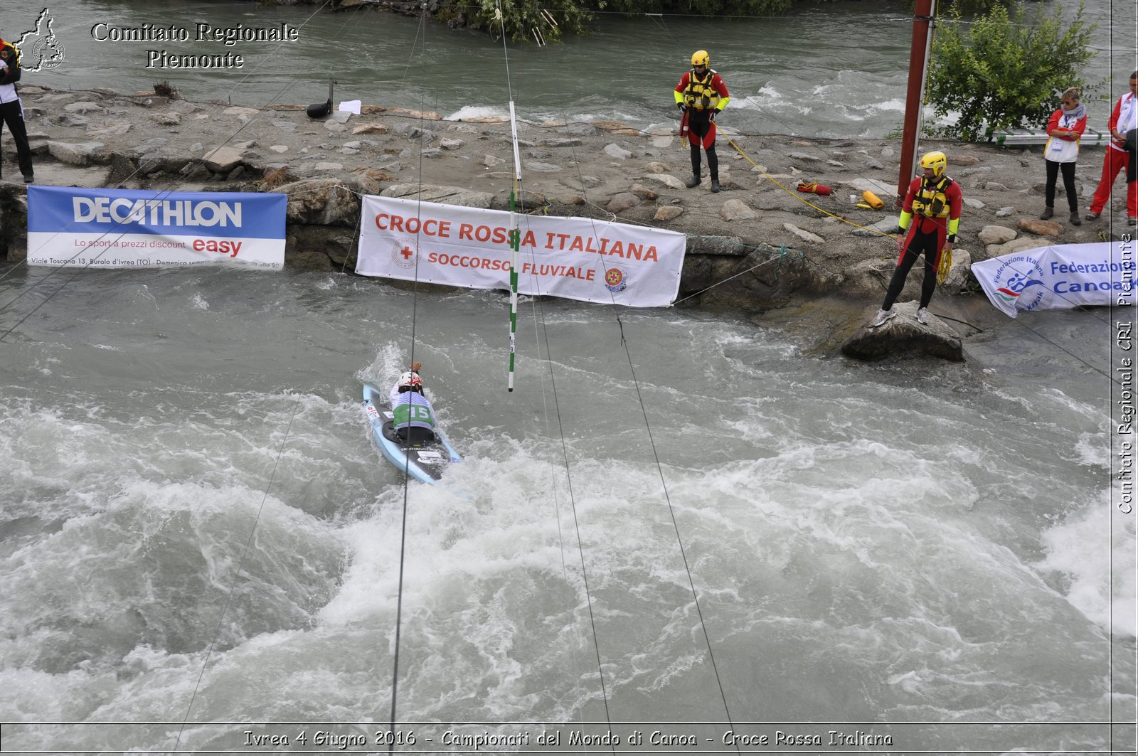 Ivrea 4 Giugno 2016 - Campionati del Mondo di Canoa - Croce Rossa Italiana- Comitato Regionale del Piemonte