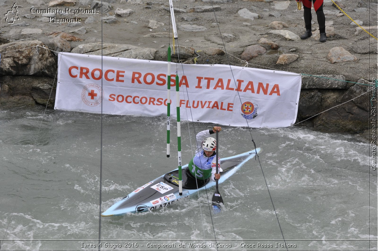 Ivrea 4 Giugno 2016 - Campionati del Mondo di Canoa - Croce Rossa Italiana- Comitato Regionale del Piemonte