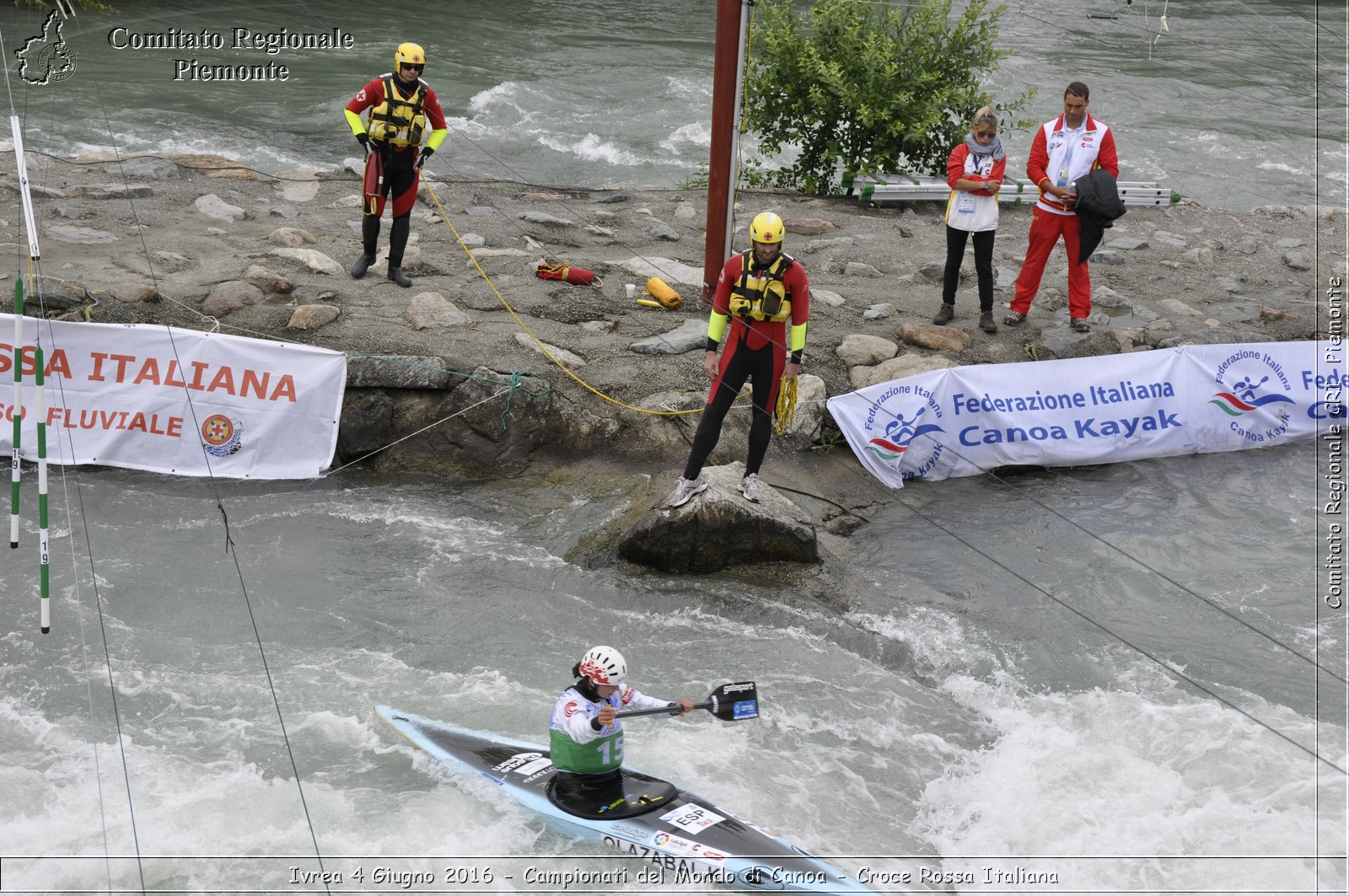 Ivrea 4 Giugno 2016 - Campionati del Mondo di Canoa - Croce Rossa Italiana- Comitato Regionale del Piemonte