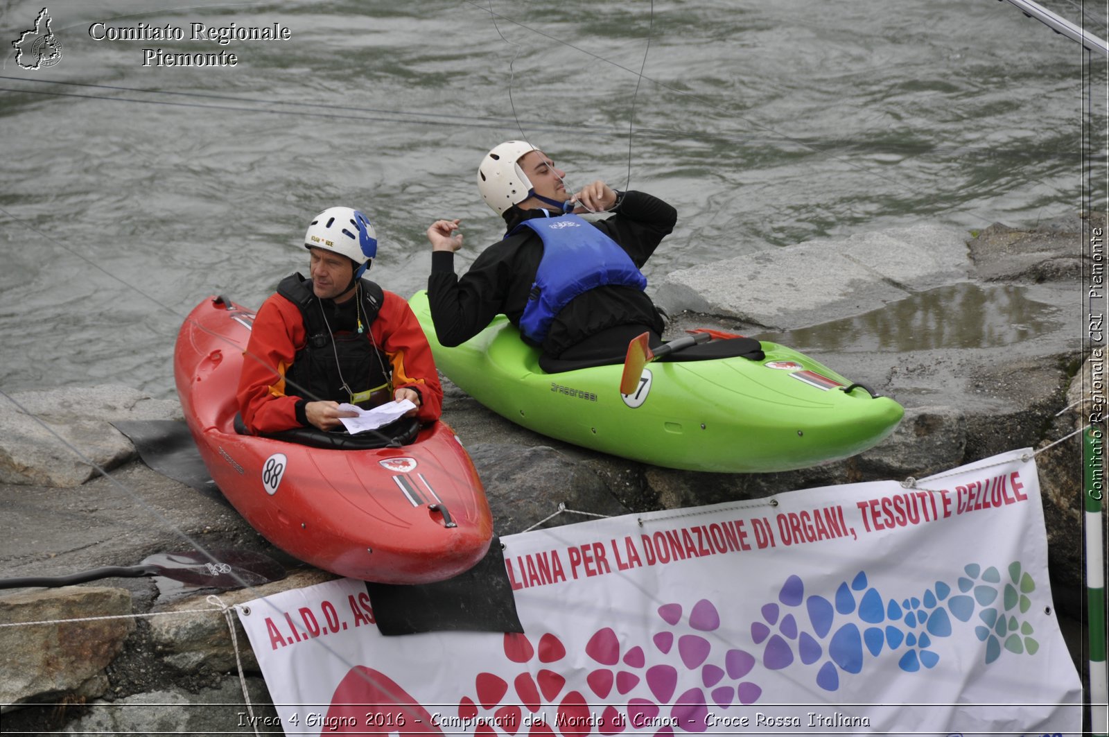 Ivrea 4 Giugno 2016 - Campionati del Mondo di Canoa - Croce Rossa Italiana- Comitato Regionale del Piemonte