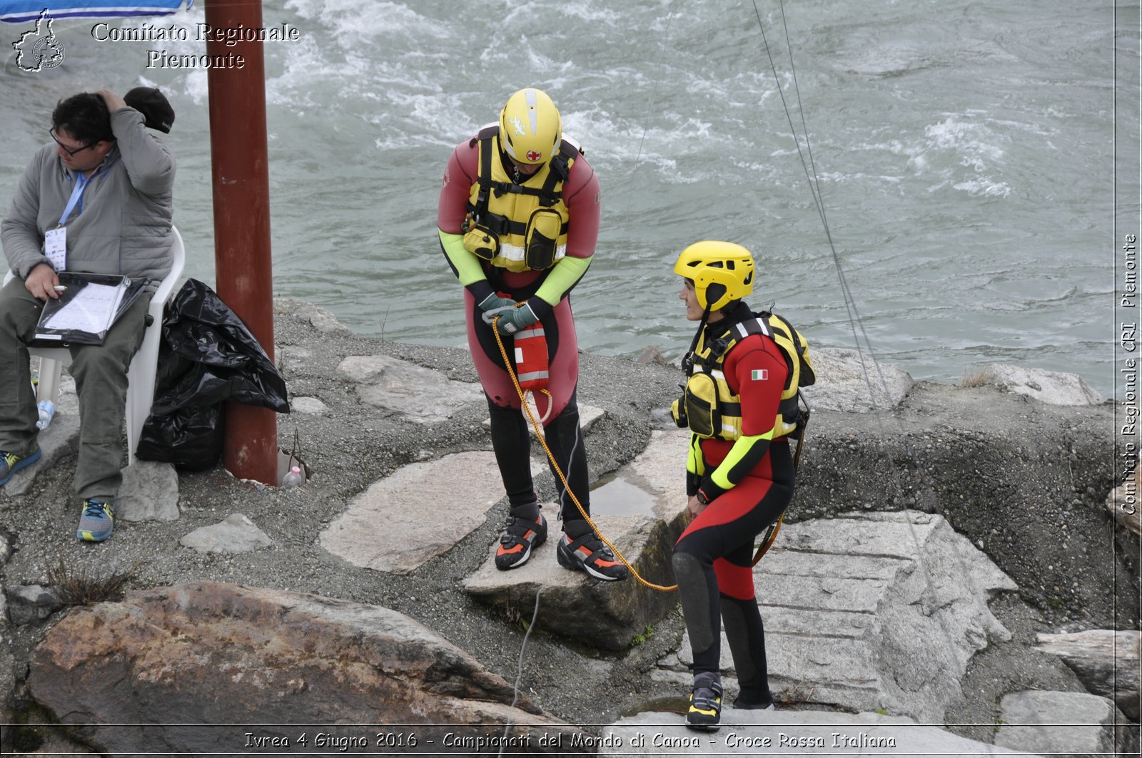 Ivrea 4 Giugno 2016 - Campionati del Mondo di Canoa - Croce Rossa Italiana- Comitato Regionale del Piemonte