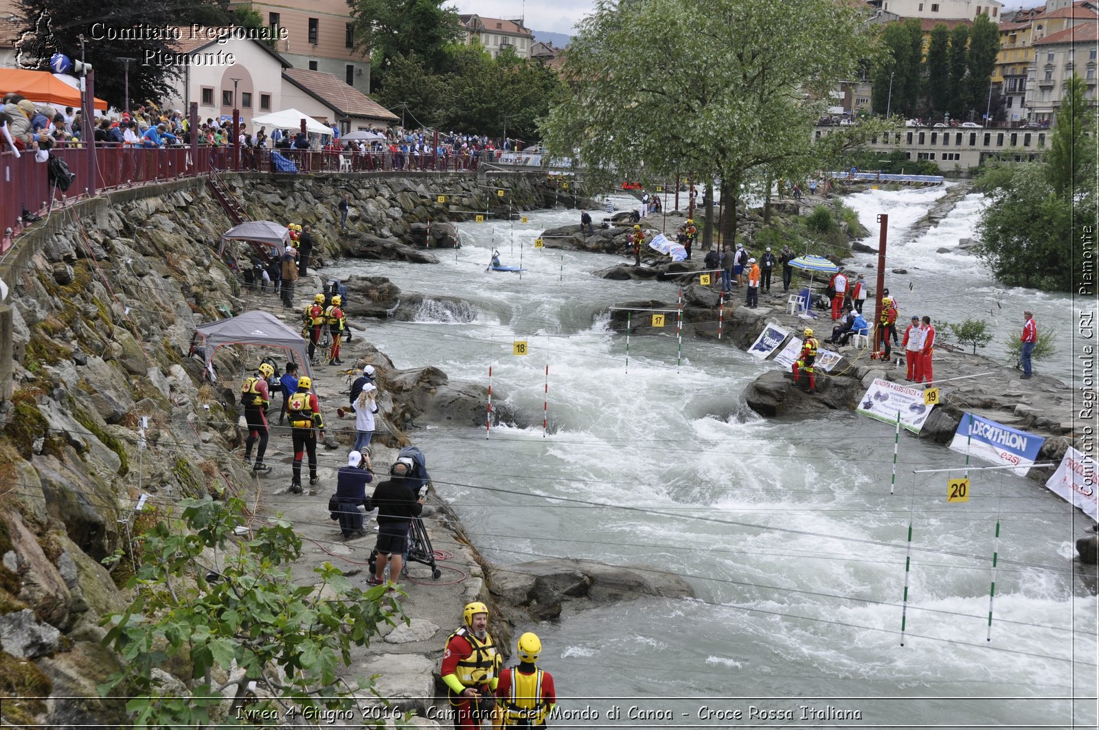 Ivrea 4 Giugno 2016 - Campionati del Mondo di Canoa - Croce Rossa Italiana- Comitato Regionale del Piemonte