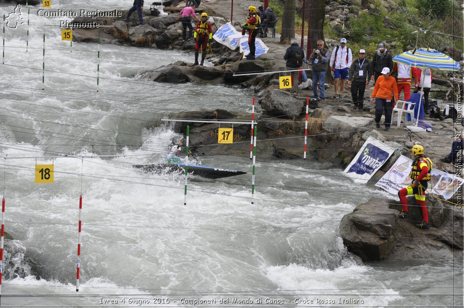 Ivrea 4 Giugno 2016 - Campionati del Mondo di Canoa - Croce Rossa Italiana- Comitato Regionale del Piemonte