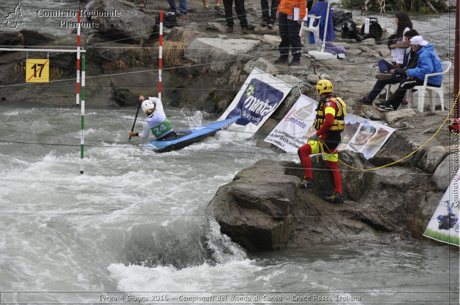 Ivrea 4 Giugno 2016 - Campionati del Mondo di Canoa - Croce Rossa Italiana- Comitato Regionale del Piemonte