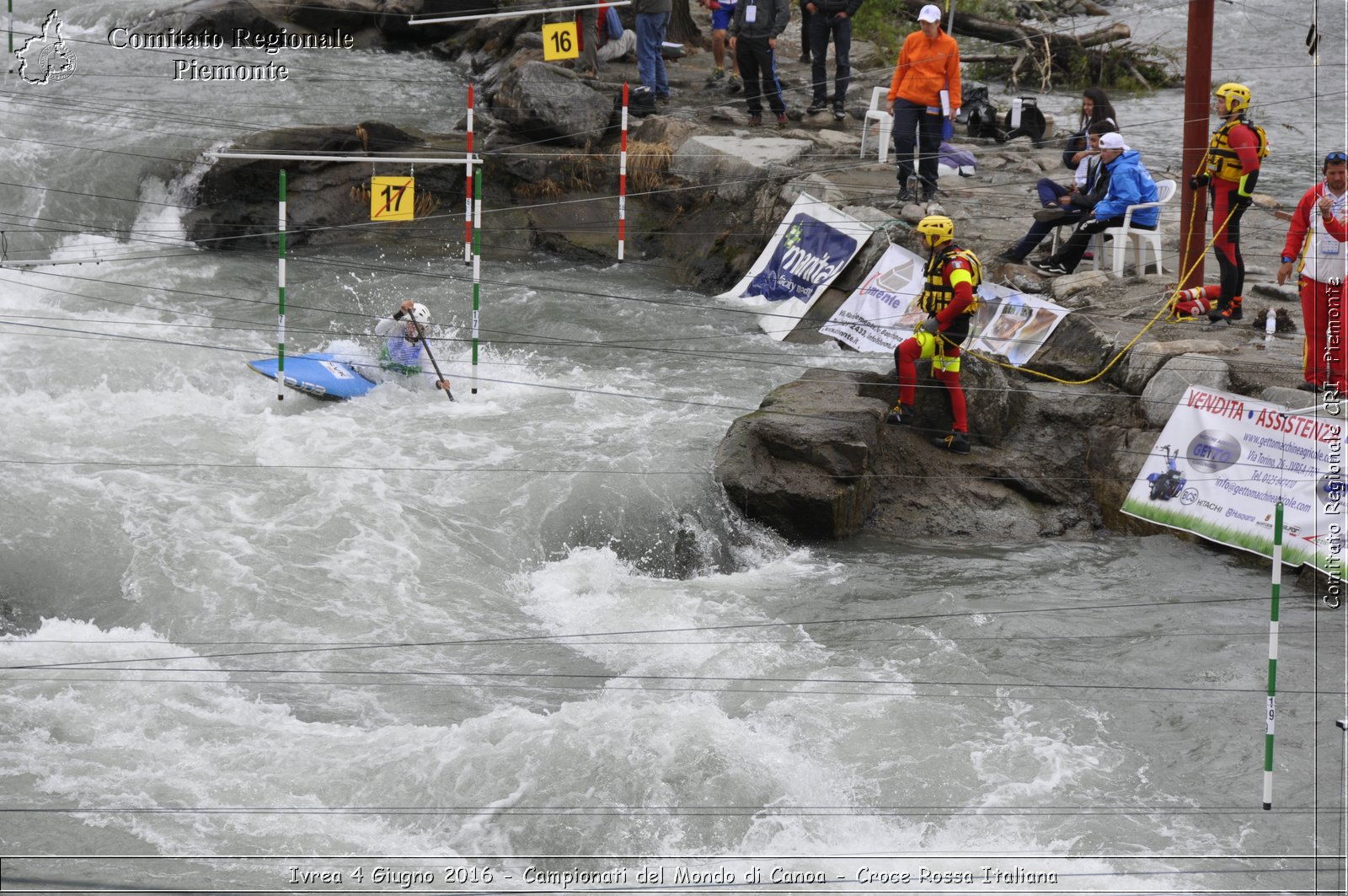 Ivrea 4 Giugno 2016 - Campionati del Mondo di Canoa - Croce Rossa Italiana- Comitato Regionale del Piemonte