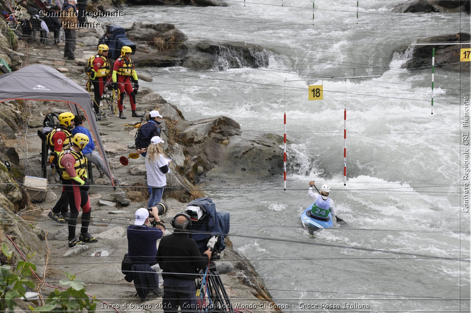 Ivrea 4 Giugno 2016 - Campionati del Mondo di Canoa - Croce Rossa Italiana- Comitato Regionale del Piemonte