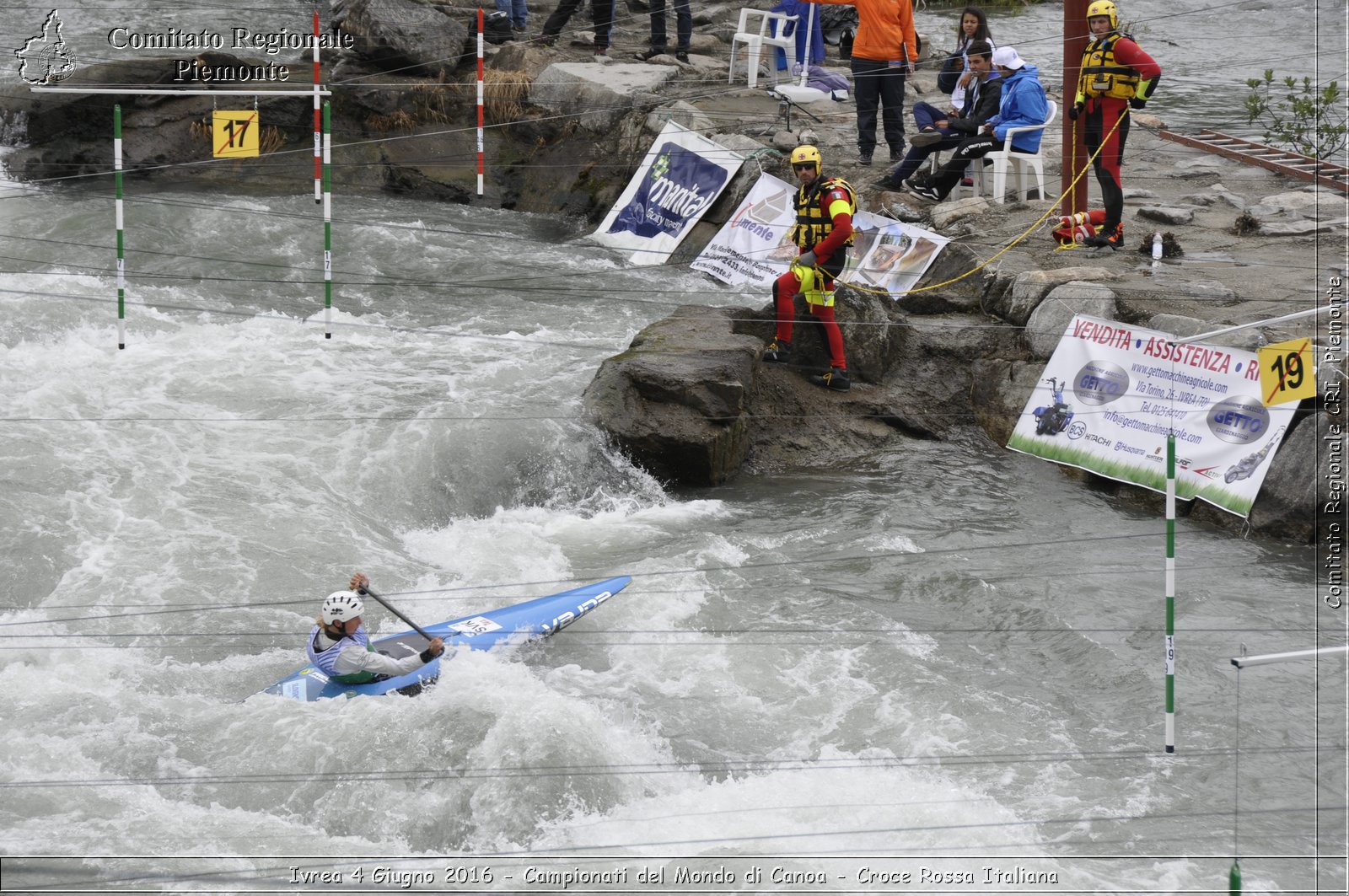 Ivrea 4 Giugno 2016 - Campionati del Mondo di Canoa - Croce Rossa Italiana- Comitato Regionale del Piemonte