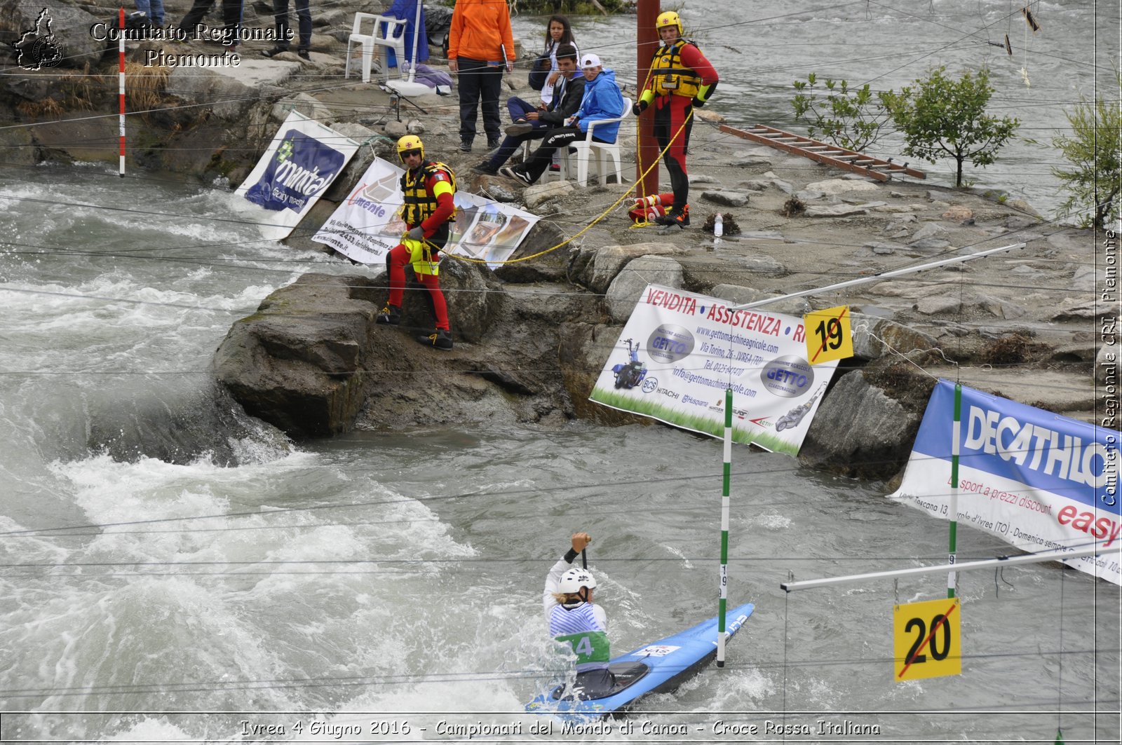 Ivrea 4 Giugno 2016 - Campionati del Mondo di Canoa - Croce Rossa Italiana- Comitato Regionale del Piemonte