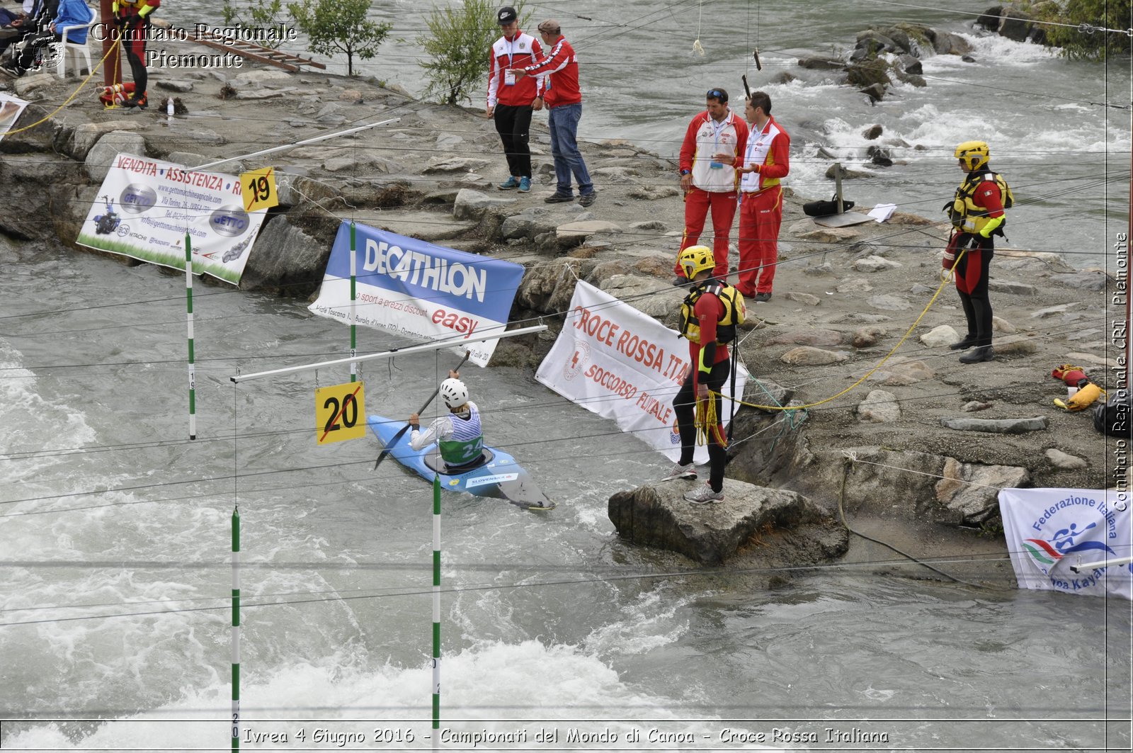 Ivrea 4 Giugno 2016 - Campionati del Mondo di Canoa - Croce Rossa Italiana- Comitato Regionale del Piemonte