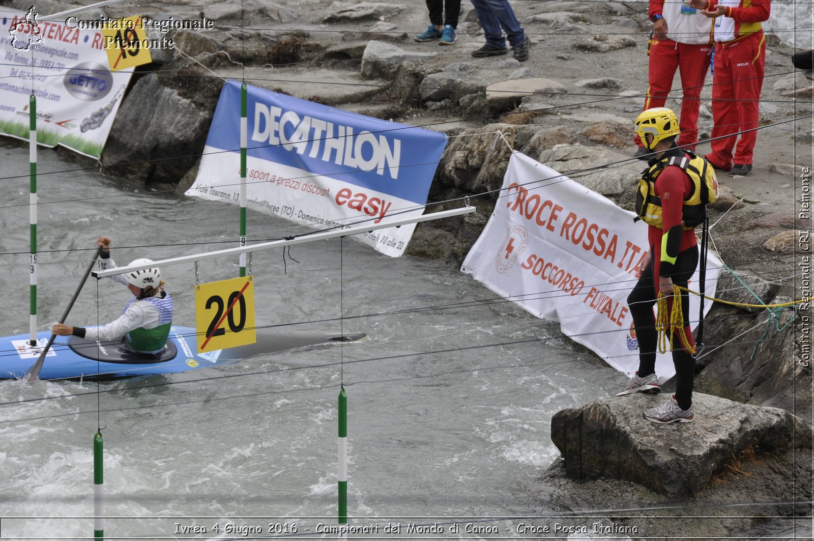 Ivrea 4 Giugno 2016 - Campionati del Mondo di Canoa - Croce Rossa Italiana- Comitato Regionale del Piemonte