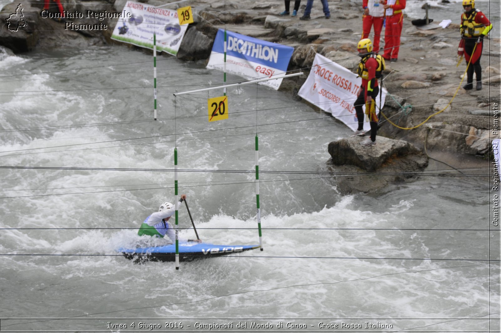 Ivrea 4 Giugno 2016 - Campionati del Mondo di Canoa - Croce Rossa Italiana- Comitato Regionale del Piemonte