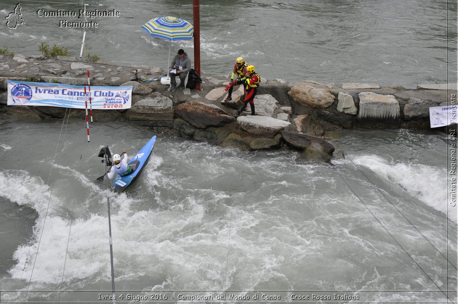 Ivrea 4 Giugno 2016 - Campionati del Mondo di Canoa - Croce Rossa Italiana- Comitato Regionale del Piemonte