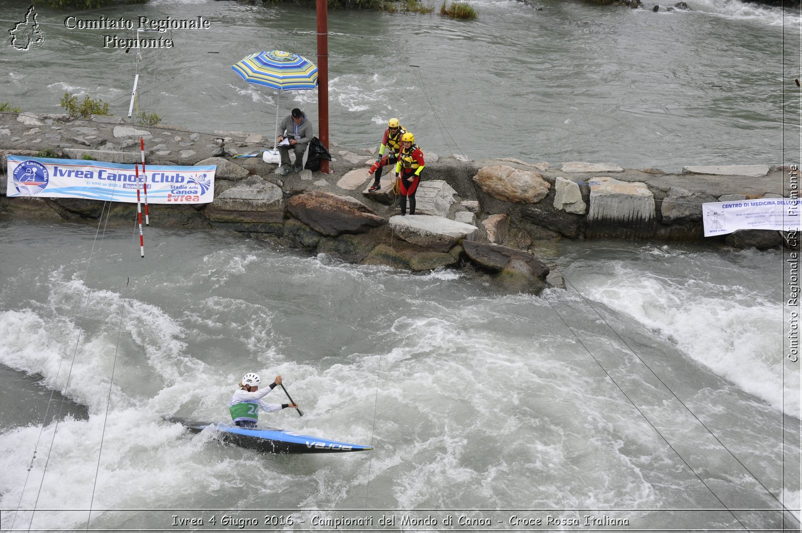 Ivrea 4 Giugno 2016 - Campionati del Mondo di Canoa - Croce Rossa Italiana- Comitato Regionale del Piemonte