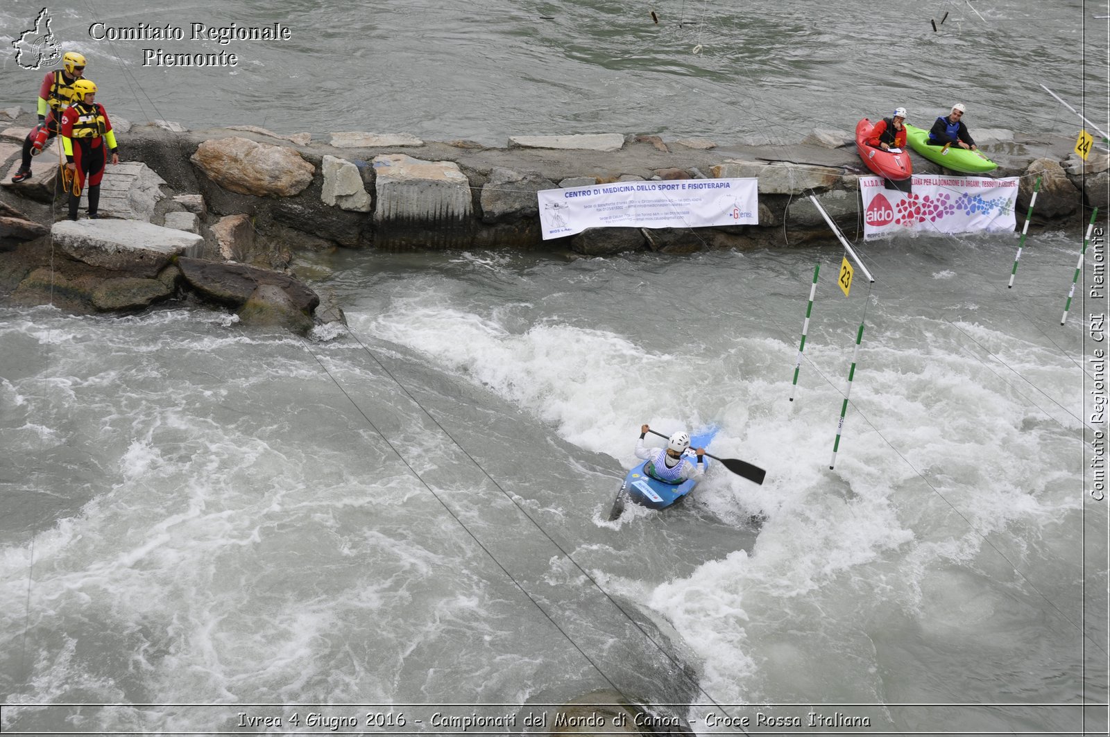 Ivrea 4 Giugno 2016 - Campionati del Mondo di Canoa - Croce Rossa Italiana- Comitato Regionale del Piemonte