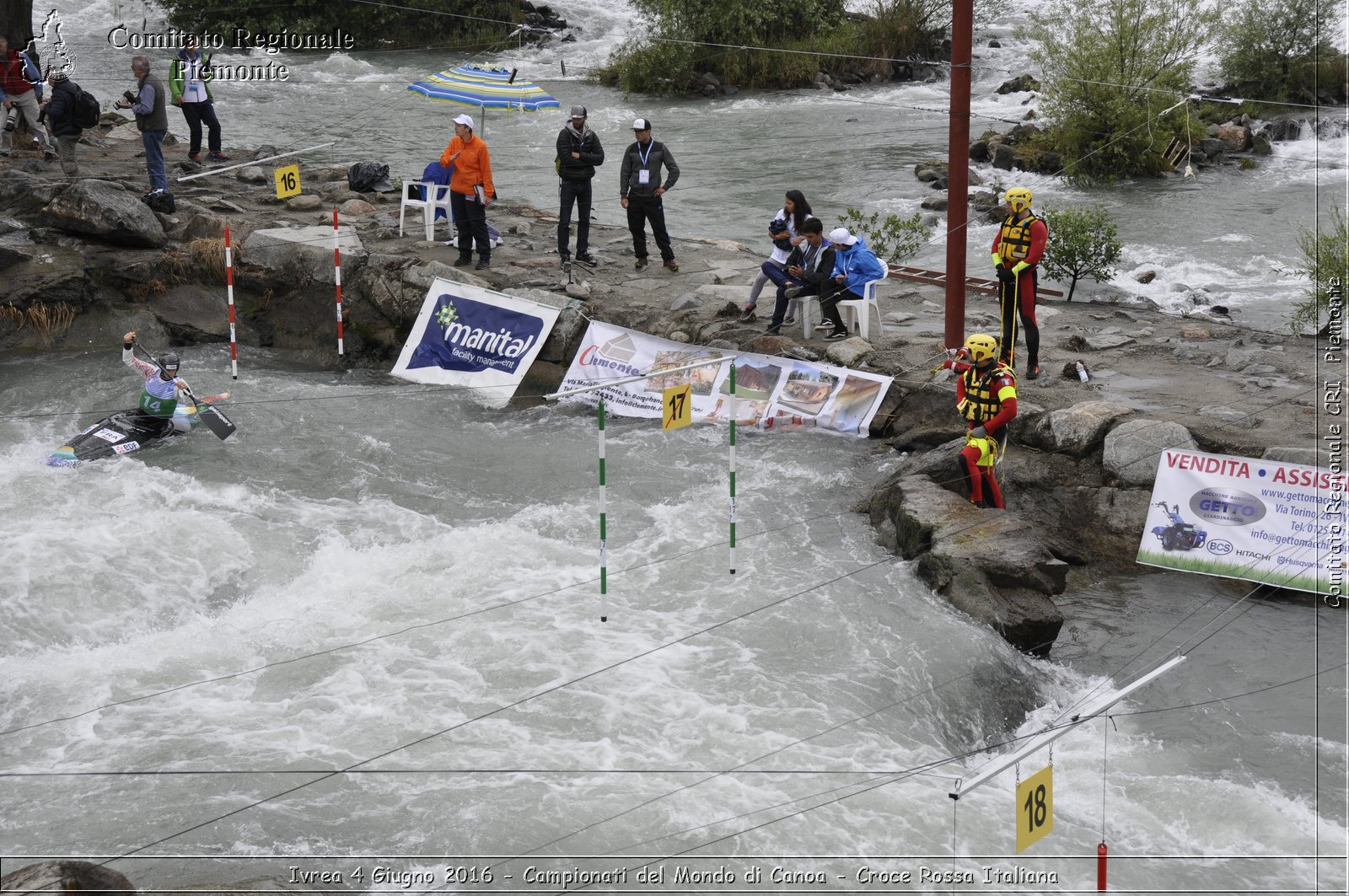 Ivrea 4 Giugno 2016 - Campionati del Mondo di Canoa - Croce Rossa Italiana- Comitato Regionale del Piemonte