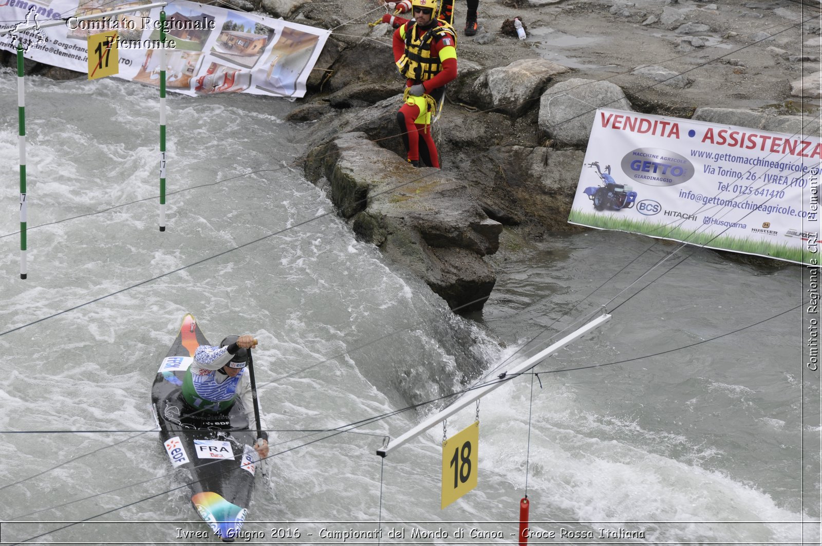 Ivrea 4 Giugno 2016 - Campionati del Mondo di Canoa - Croce Rossa Italiana- Comitato Regionale del Piemonte