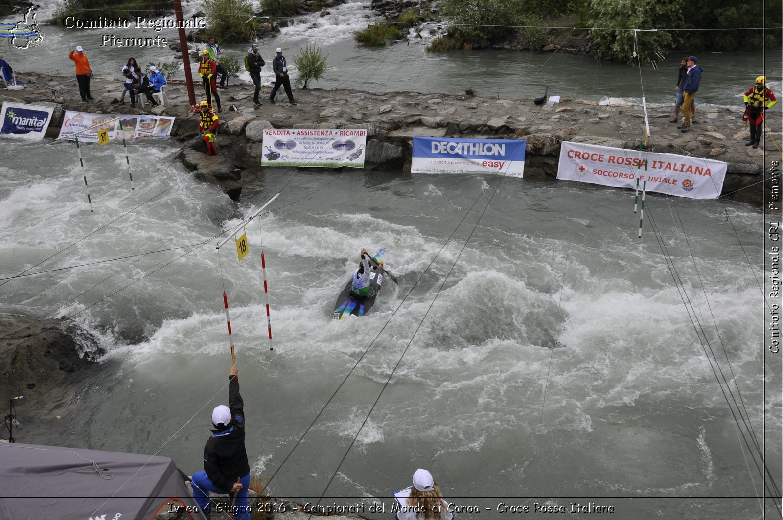 Ivrea 4 Giugno 2016 - Campionati del Mondo di Canoa - Croce Rossa Italiana- Comitato Regionale del Piemonte