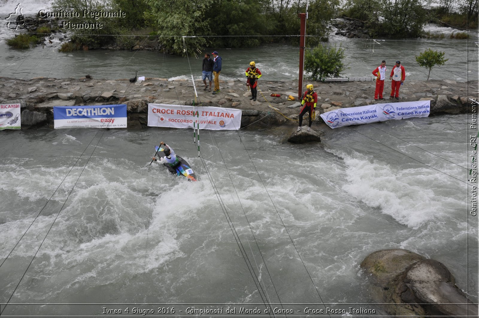 Ivrea 4 Giugno 2016 - Campionati del Mondo di Canoa - Croce Rossa Italiana- Comitato Regionale del Piemonte