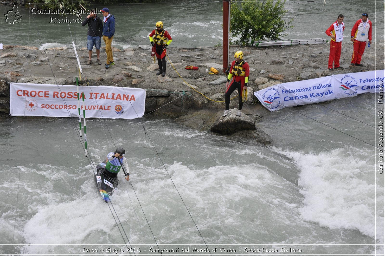 Ivrea 4 Giugno 2016 - Campionati del Mondo di Canoa - Croce Rossa Italiana- Comitato Regionale del Piemonte