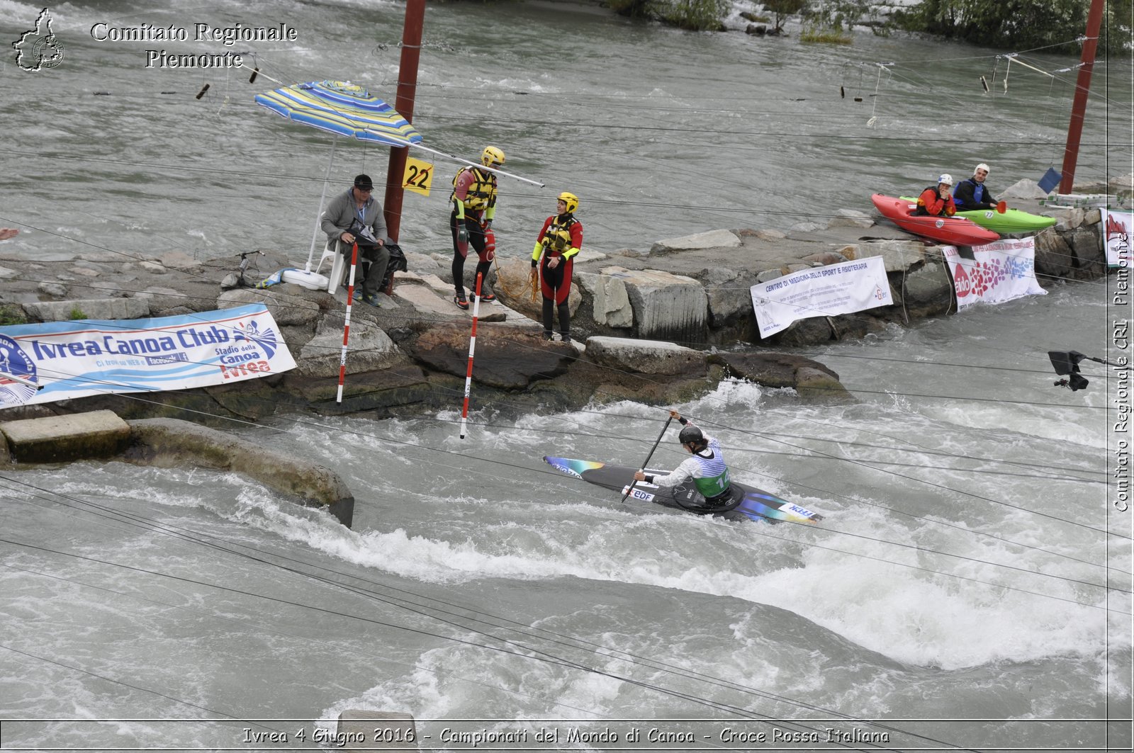 Ivrea 4 Giugno 2016 - Campionati del Mondo di Canoa - Croce Rossa Italiana- Comitato Regionale del Piemonte