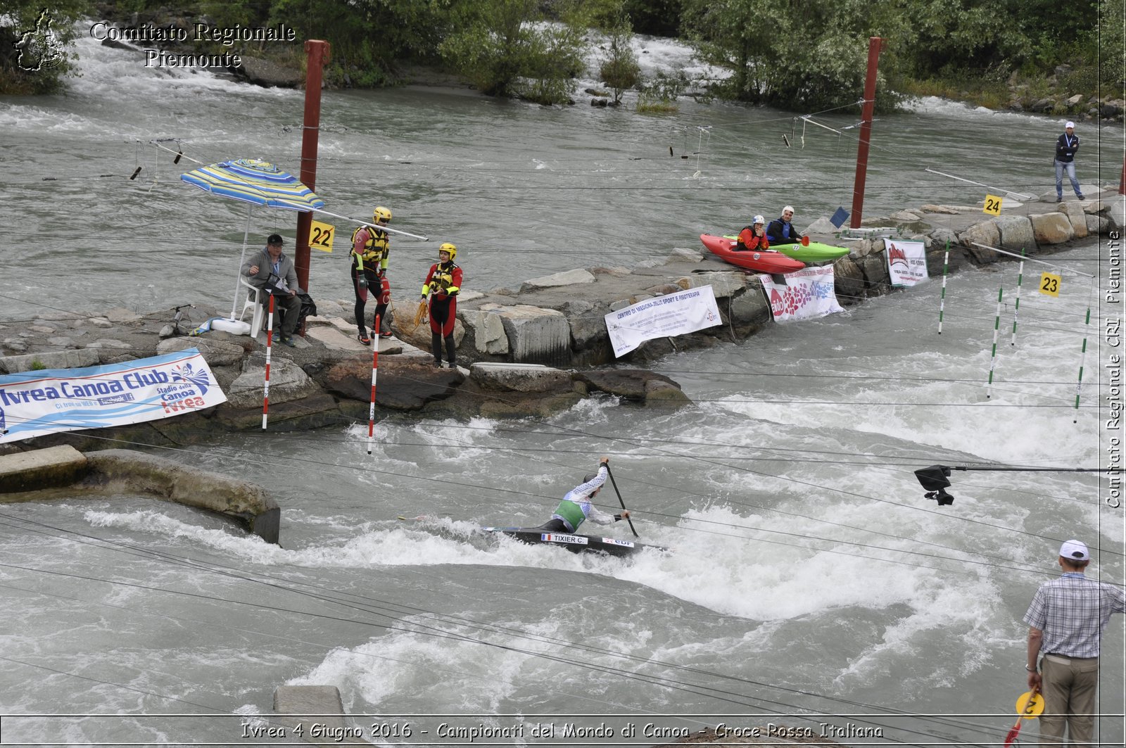 Ivrea 4 Giugno 2016 - Campionati del Mondo di Canoa - Croce Rossa Italiana- Comitato Regionale del Piemonte