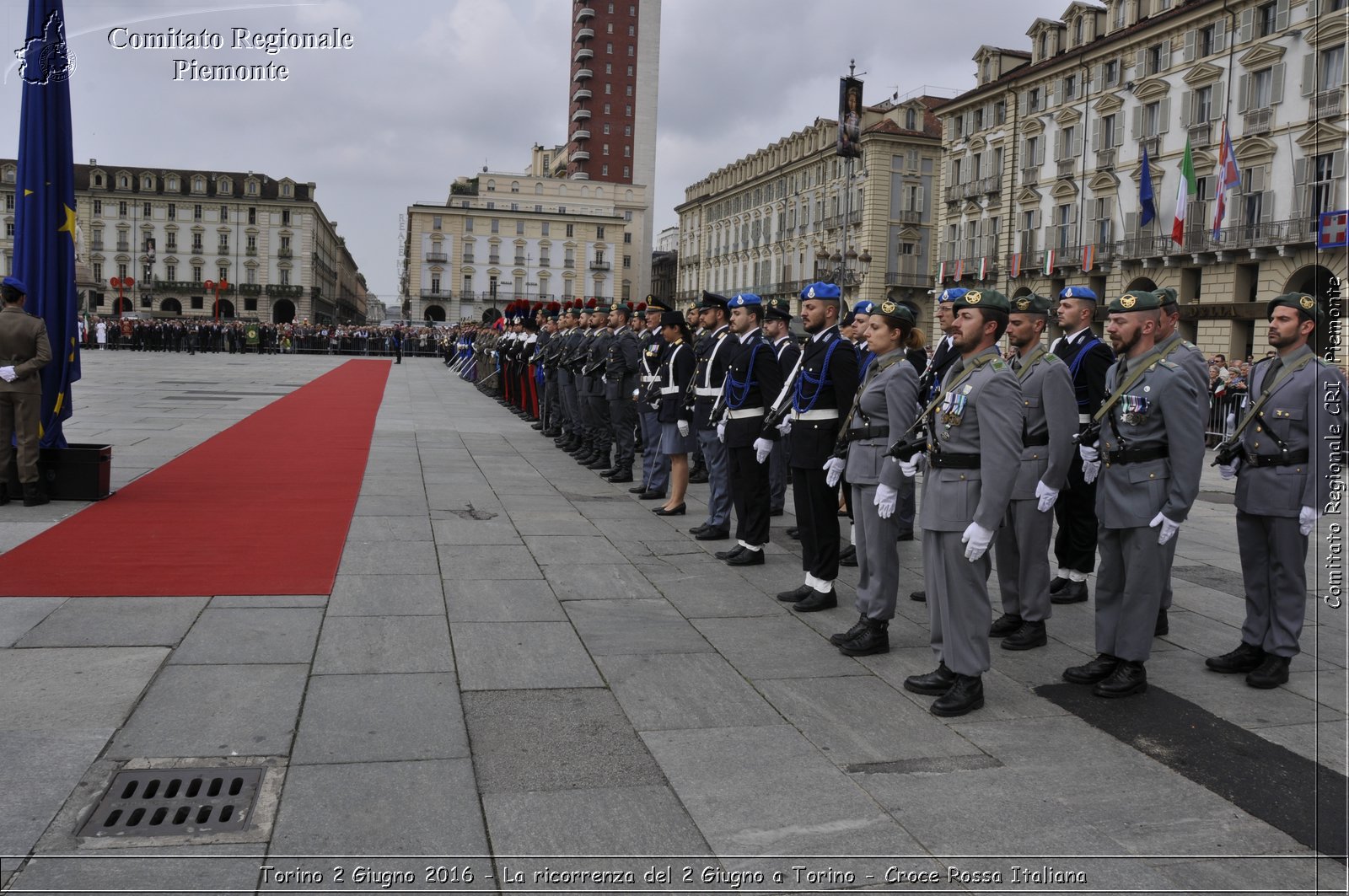 Torino 2 Giugno 2016 - La ricorrenza del 2 Giugno a Torino - Croce Rossa Italiana- Comitato Regionale del Piemonte