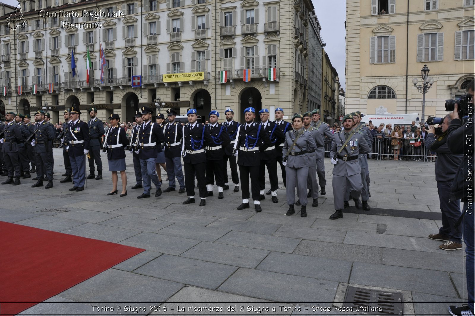 Torino 2 Giugno 2016 - La ricorrenza del 2 Giugno a Torino - Croce Rossa Italiana- Comitato Regionale del Piemonte