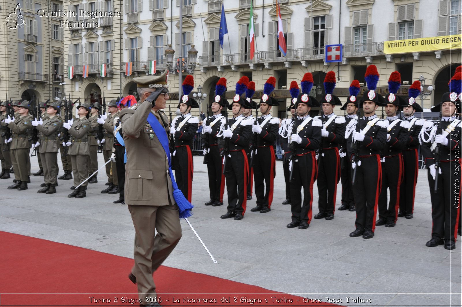 Torino 2 Giugno 2016 - La ricorrenza del 2 Giugno a Torino - Croce Rossa Italiana- Comitato Regionale del Piemonte