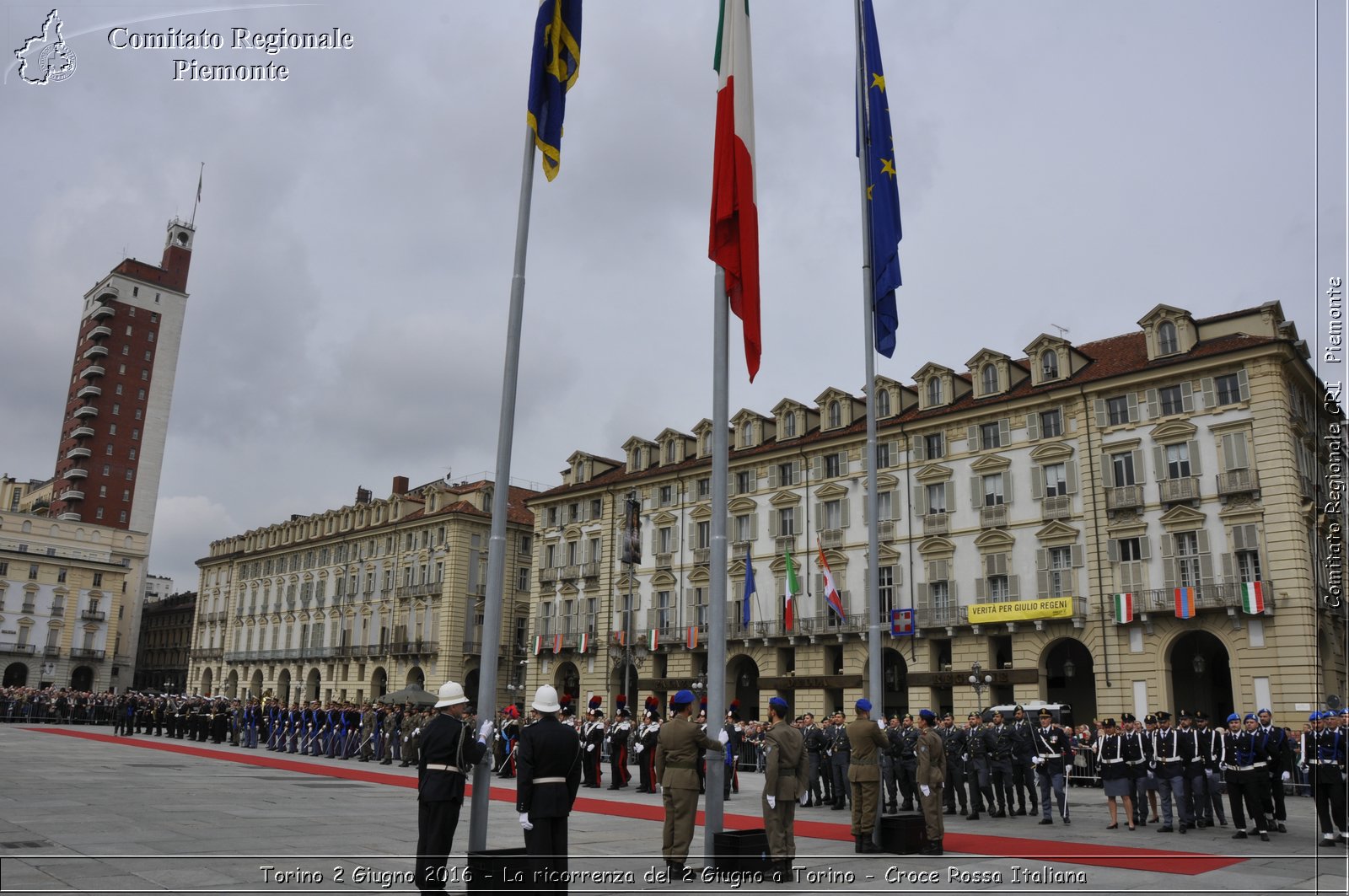 Torino 2 Giugno 2016 - La ricorrenza del 2 Giugno a Torino - Croce Rossa Italiana- Comitato Regionale del Piemonte