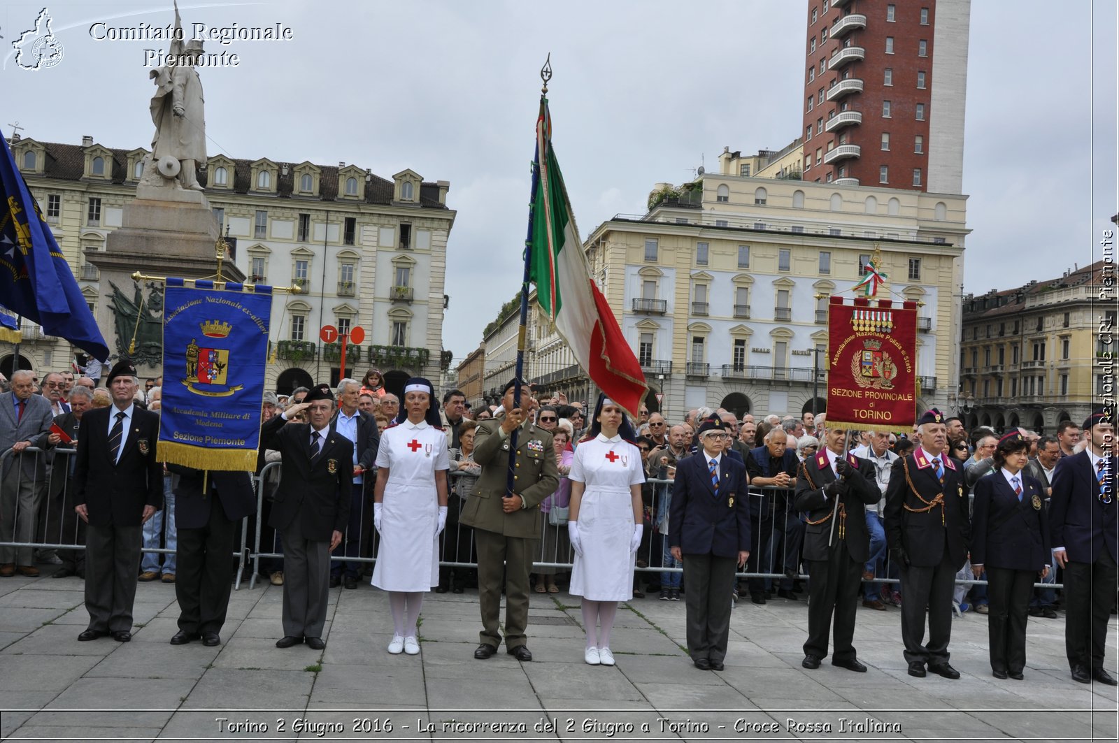 Torino 2 Giugno 2016 - La ricorrenza del 2 Giugno a Torino - Croce Rossa Italiana- Comitato Regionale del Piemonte