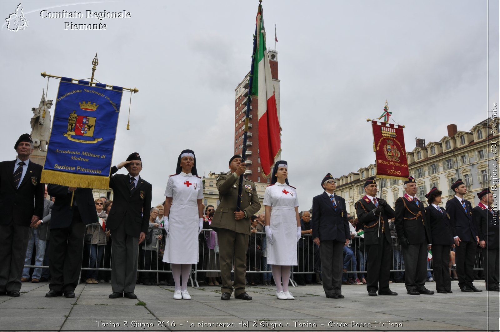 Torino 2 Giugno 2016 - La ricorrenza del 2 Giugno a Torino - Croce Rossa Italiana- Comitato Regionale del Piemonte