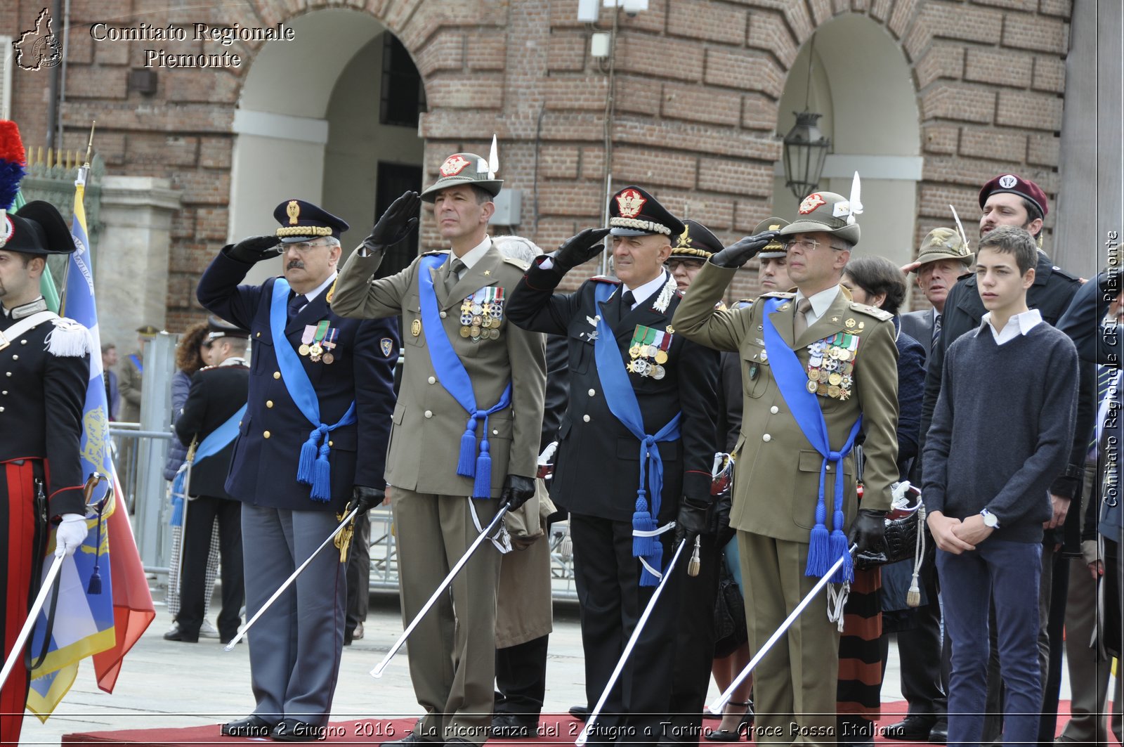 Torino 2 Giugno 2016 - La ricorrenza del 2 Giugno a Torino - Croce Rossa Italiana- Comitato Regionale del Piemonte