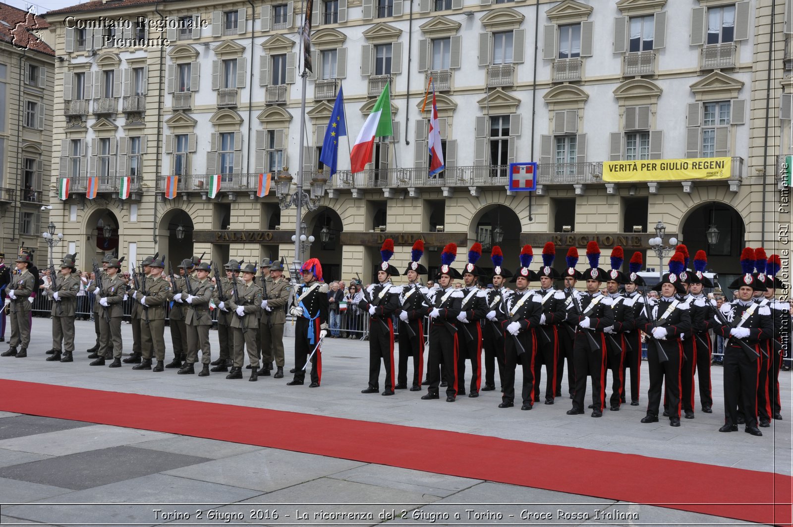 Torino 2 Giugno 2016 - La ricorrenza del 2 Giugno a Torino - Croce Rossa Italiana- Comitato Regionale del Piemonte