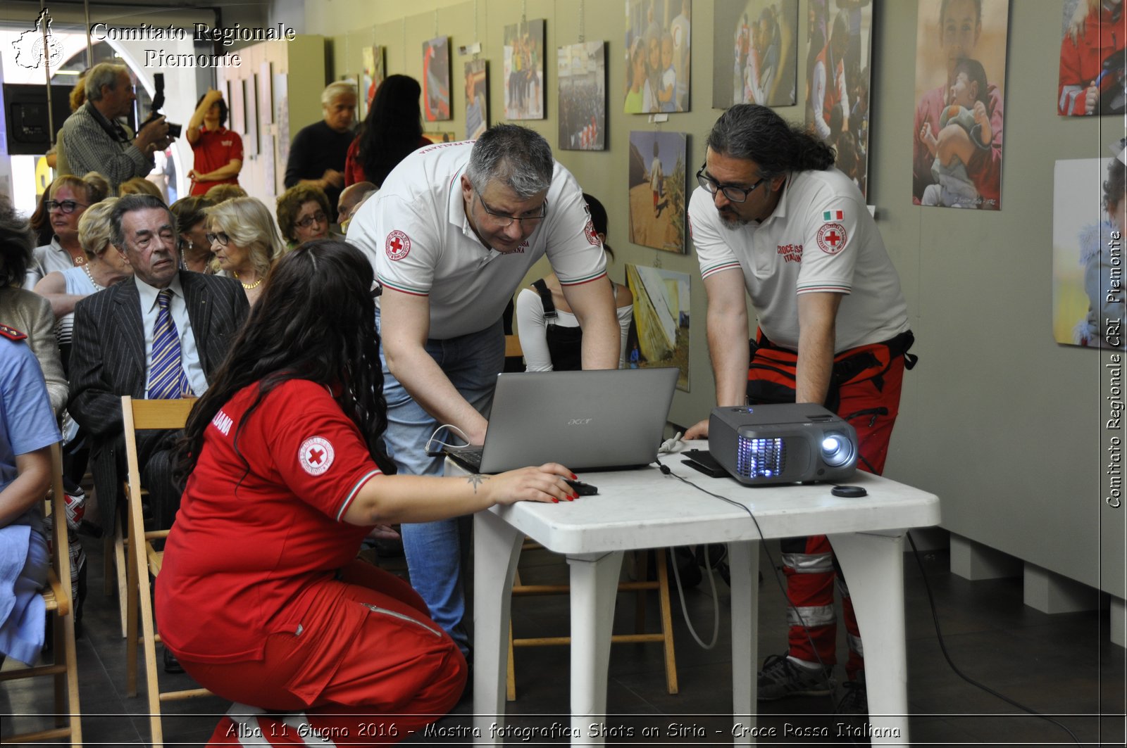 Alba 11 Giugno 2016 - Mostra fotografica Shots on Siria - Croce Rossa Italiana- Comitato Regionale del Piemonte