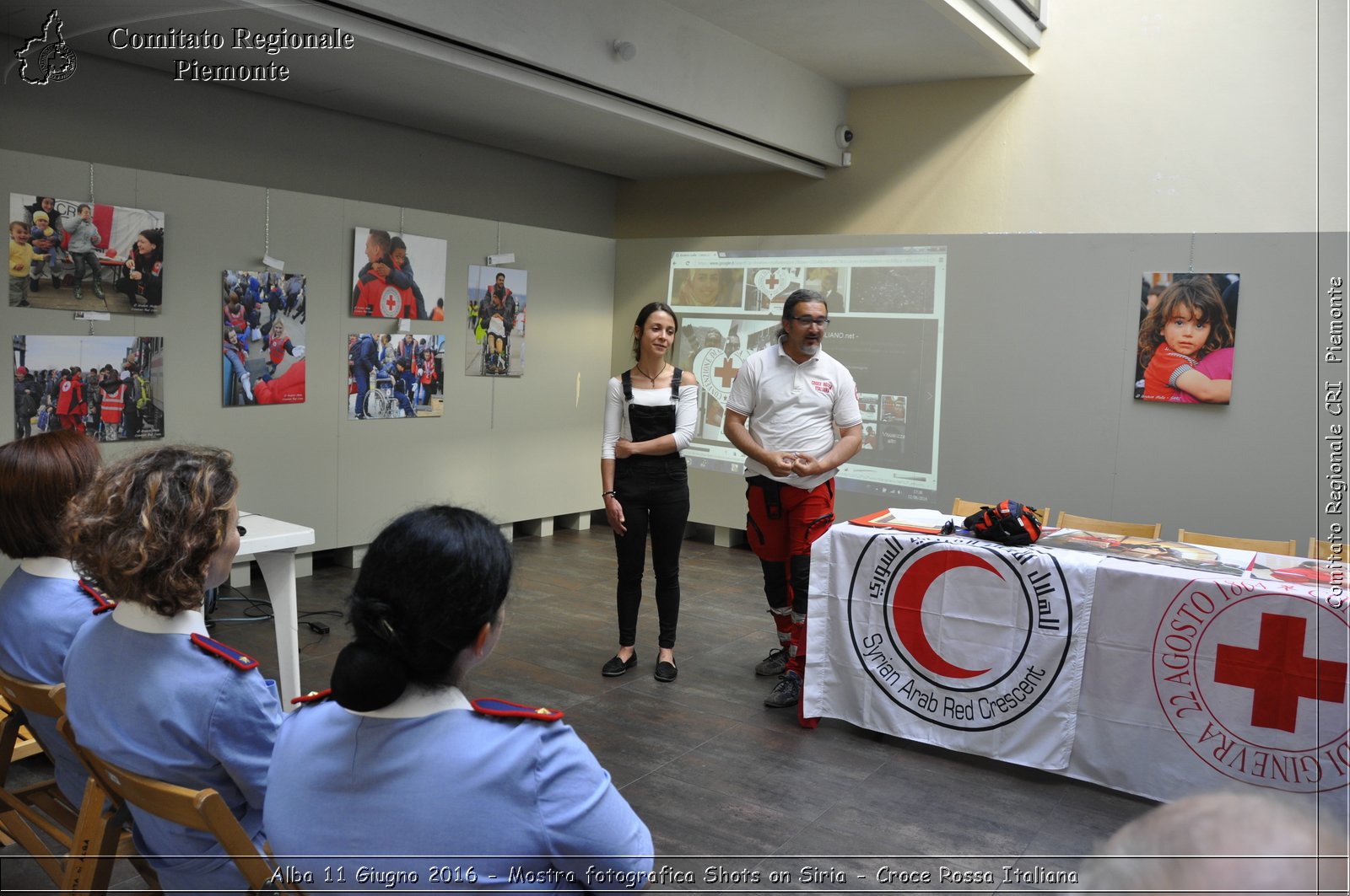 Alba 11 Giugno 2016 - Mostra fotografica Shots on Siria - Croce Rossa Italiana- Comitato Regionale del Piemonte