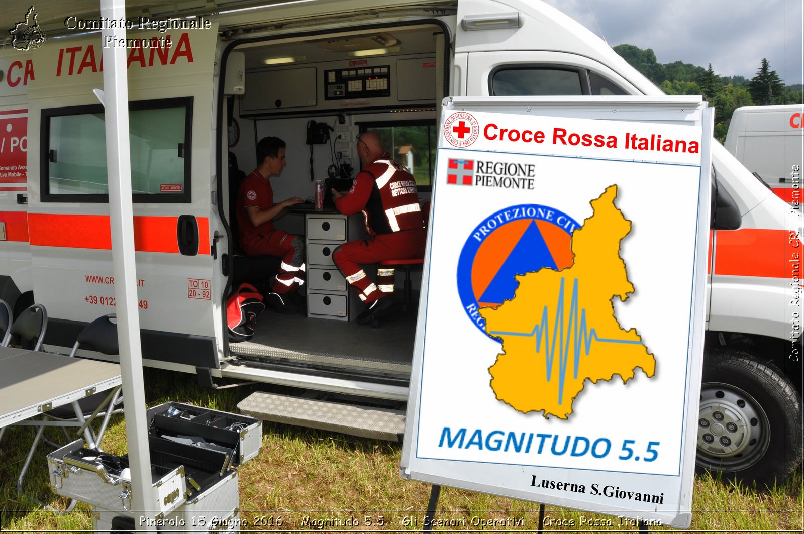 Pinerolo 15 Giugno 2016 - Magnitudo 5.5 - Gli Scenari Operativi - Croce Rossa Italiana- Comitato Regionale del Piemonte