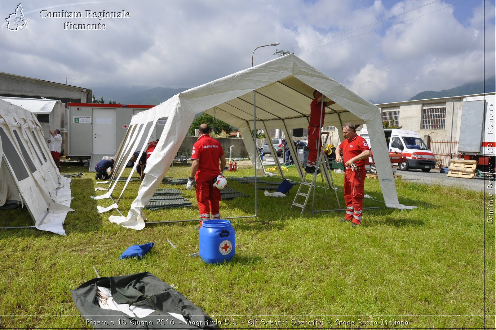 Pinerolo 15 Giugno 2016 - Magnitudo 5.5 - Gli Scenari Operativi - Croce Rossa Italiana- Comitato Regionale del Piemonte