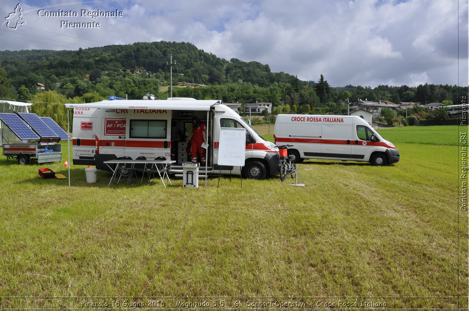 Pinerolo 15 Giugno 2016 - Magnitudo 5.5 - Gli Scenari Operativi - Croce Rossa Italiana- Comitato Regionale del Piemonte