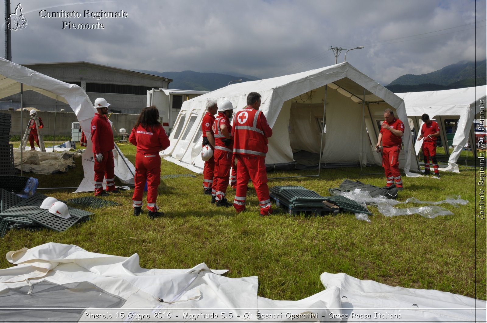 Pinerolo 15 Giugno 2016 - Magnitudo 5.5 - Gli Scenari Operativi - Croce Rossa Italiana- Comitato Regionale del Piemonte