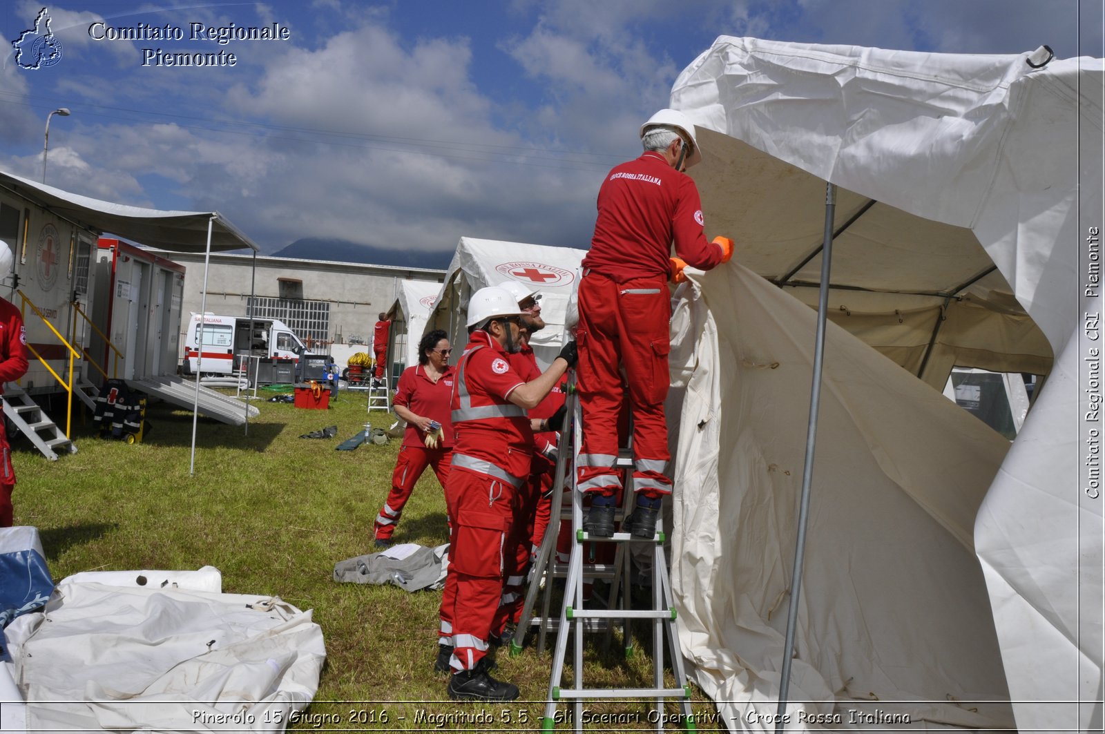 Pinerolo 15 Giugno 2016 - Magnitudo 5.5 - Gli Scenari Operativi - Croce Rossa Italiana- Comitato Regionale del Piemonte