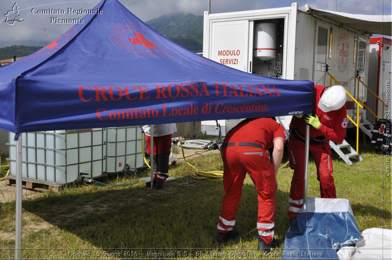 Pinerolo 15 Giugno 2016 - Magnitudo 5.5 - Gli Scenari Operativi - Croce Rossa Italiana- Comitato Regionale del Piemonte