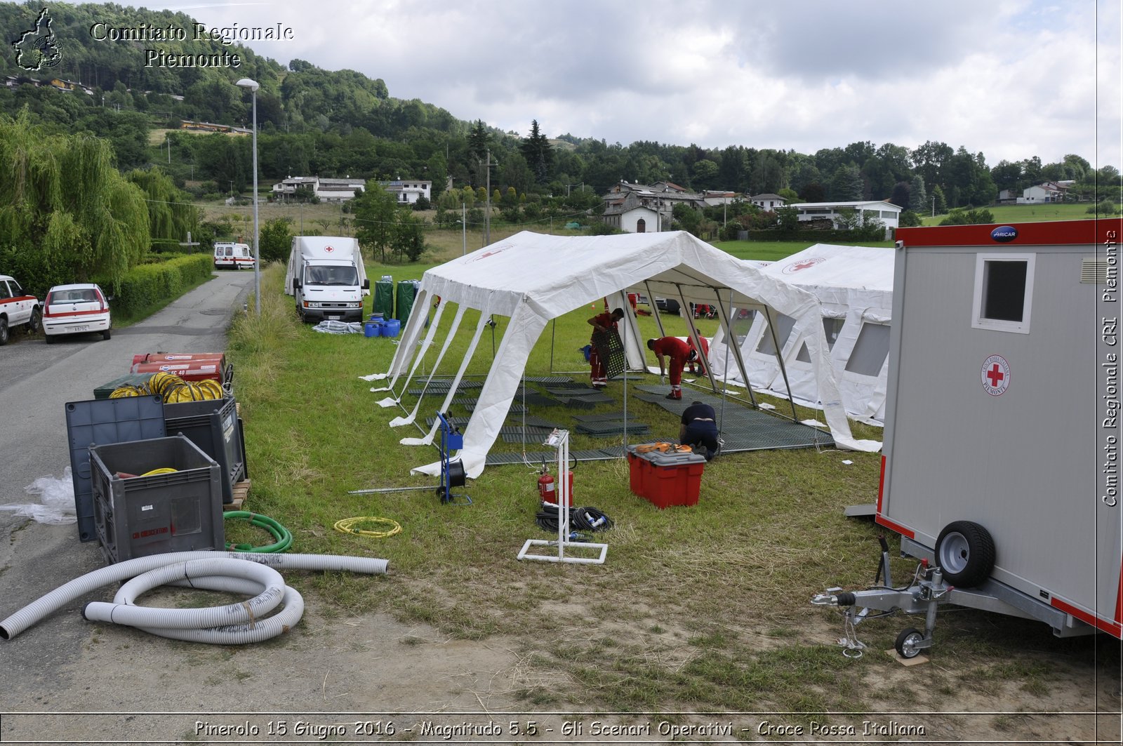 Pinerolo 15 Giugno 2016 - Magnitudo 5.5 - Gli Scenari Operativi - Croce Rossa Italiana- Comitato Regionale del Piemonte