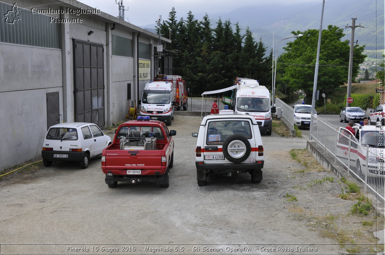 Pinerolo 15 Giugno 2016 - Magnitudo 5.5 - Gli Scenari Operativi - Croce Rossa Italiana- Comitato Regionale del Piemonte