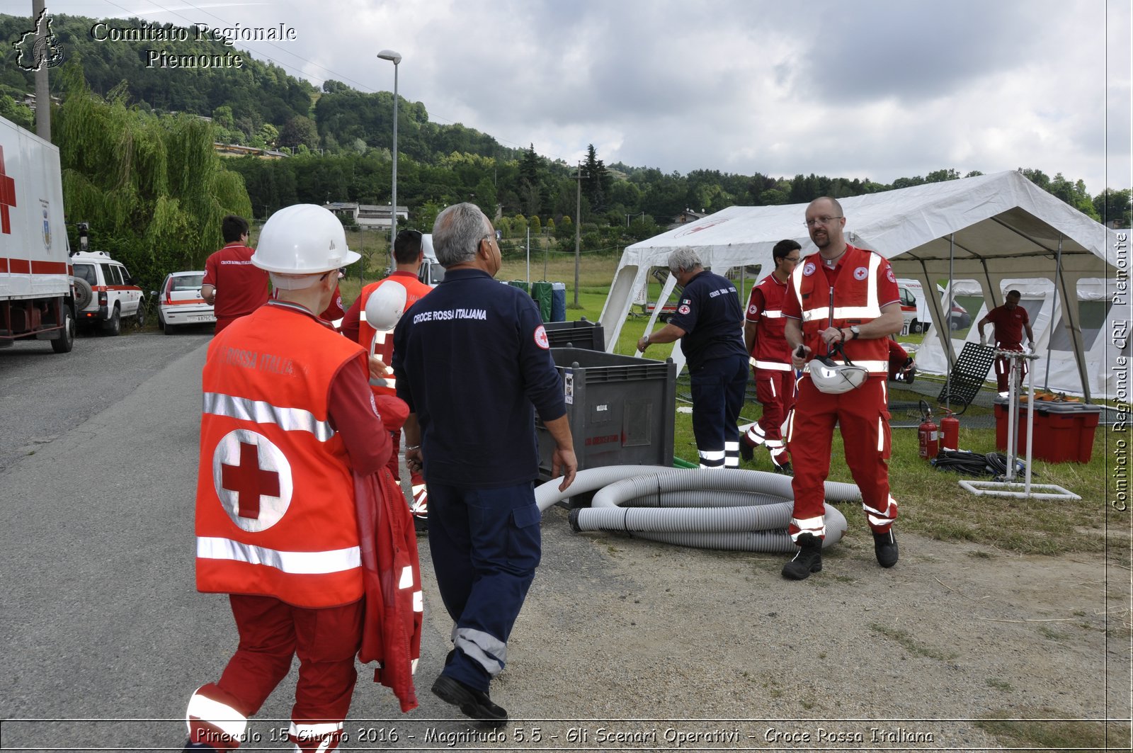 Pinerolo 15 Giugno 2016 - Magnitudo 5.5 - Gli Scenari Operativi - Croce Rossa Italiana- Comitato Regionale del Piemonte