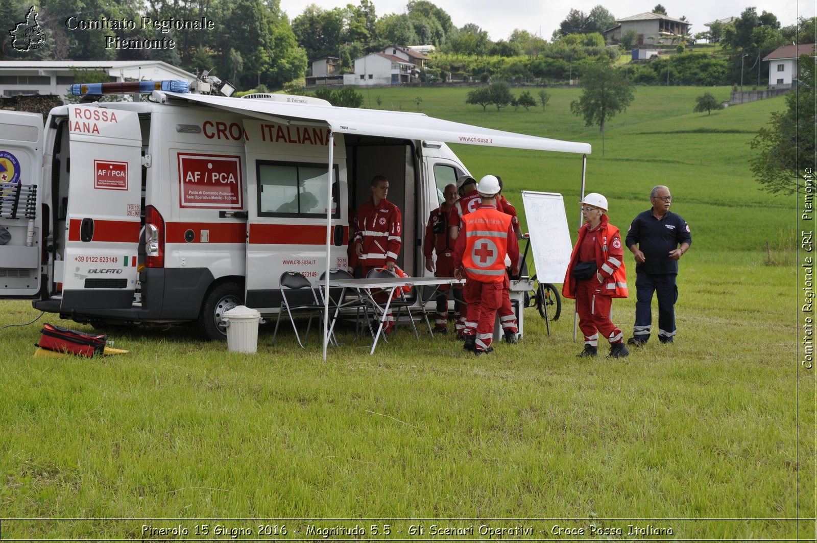 Pinerolo 15 Giugno 2016 - Magnitudo 5.5 - Gli Scenari Operativi - Croce Rossa Italiana- Comitato Regionale del Piemonte