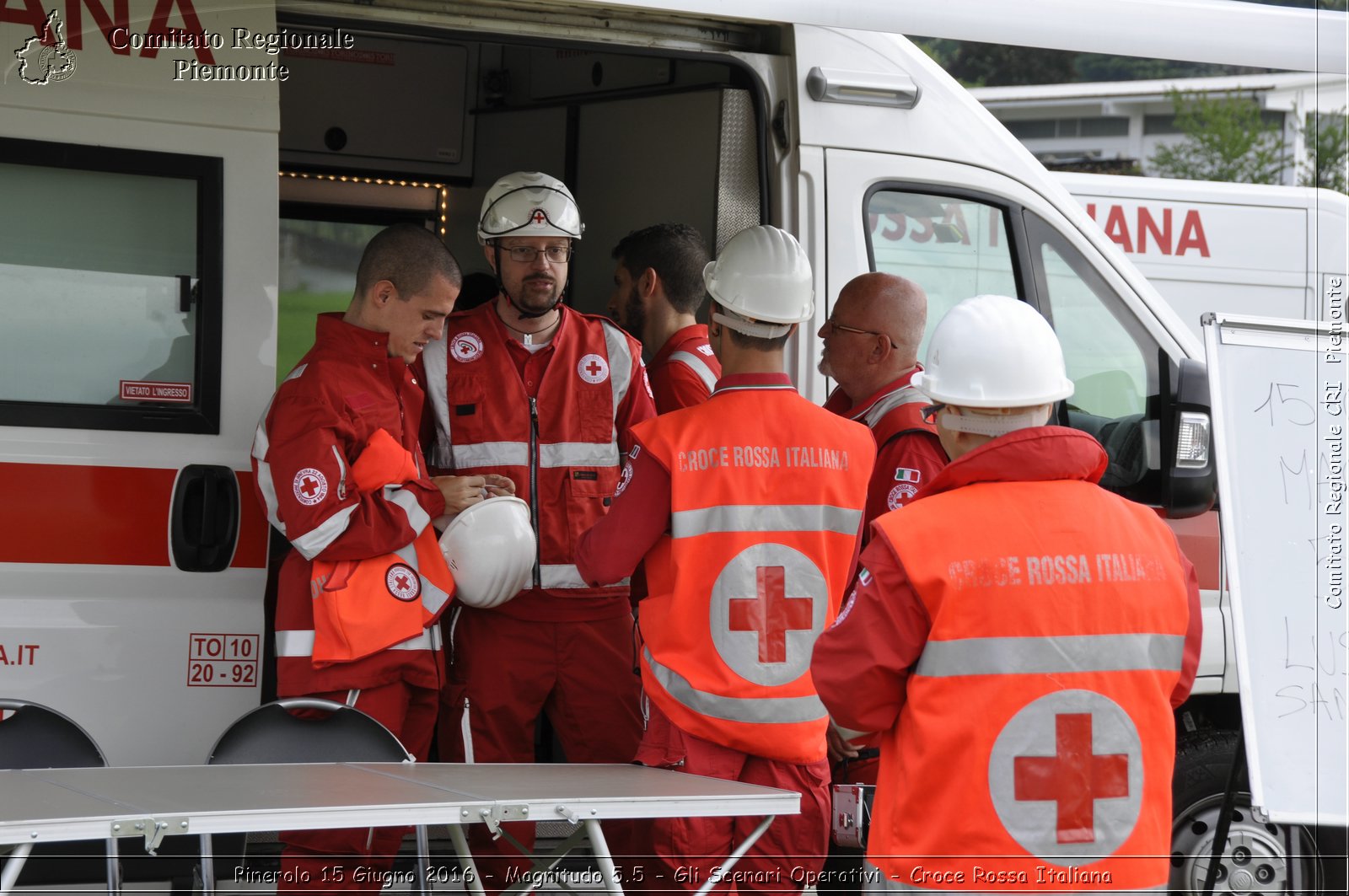 Pinerolo 15 Giugno 2016 - Magnitudo 5.5 - Gli Scenari Operativi - Croce Rossa Italiana- Comitato Regionale del Piemonte