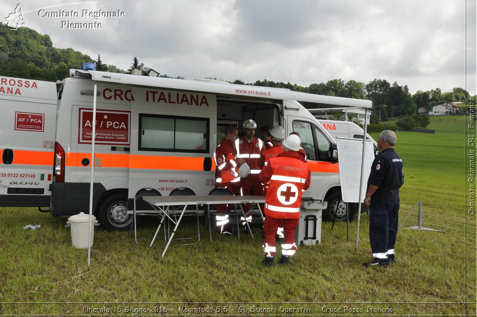 Pinerolo 15 Giugno 2016 - Magnitudo 5.5 - Gli Scenari Operativi - Croce Rossa Italiana- Comitato Regionale del Piemonte