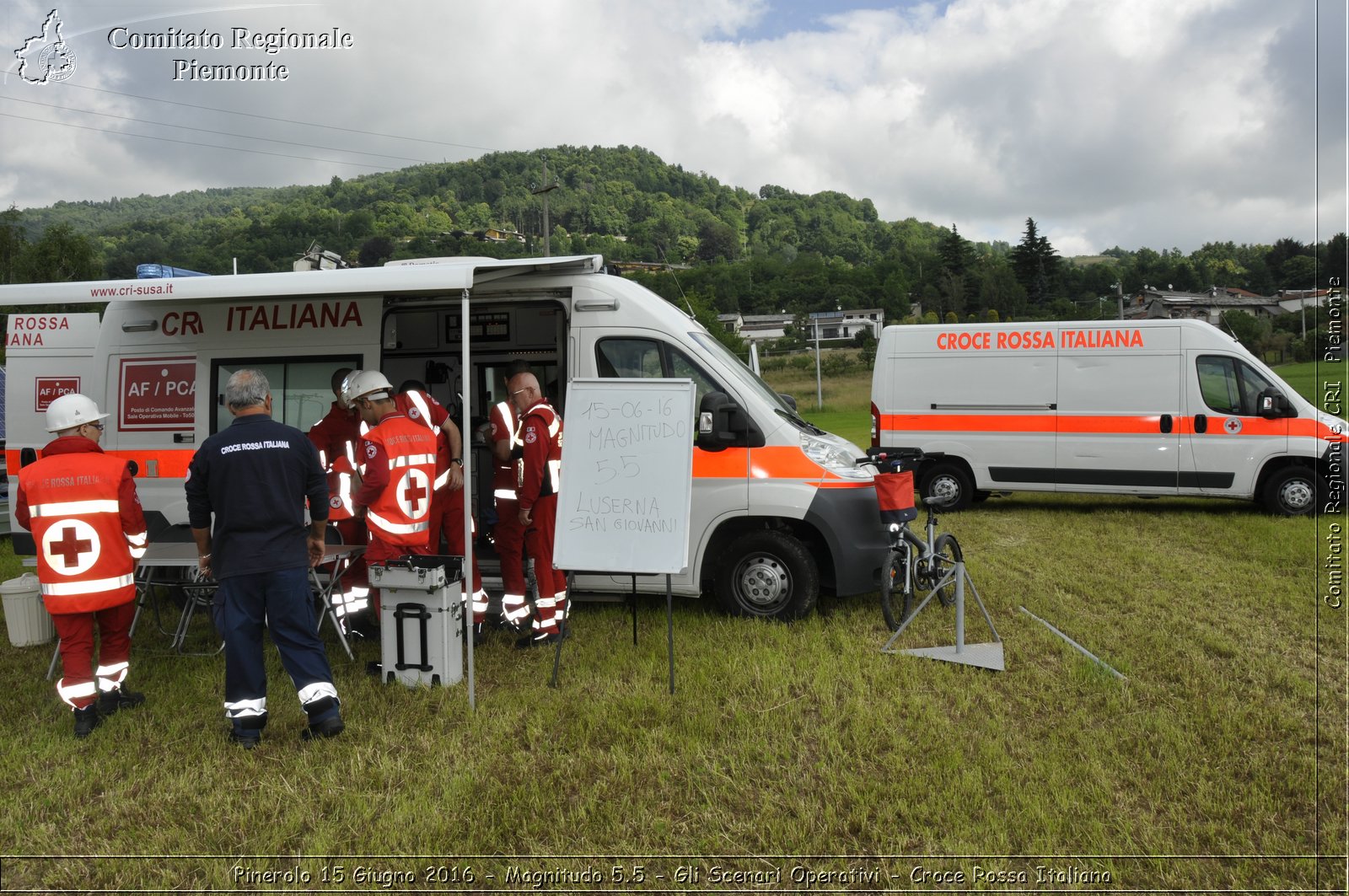 Pinerolo 15 Giugno 2016 - Magnitudo 5.5 - Gli Scenari Operativi - Croce Rossa Italiana- Comitato Regionale del Piemonte