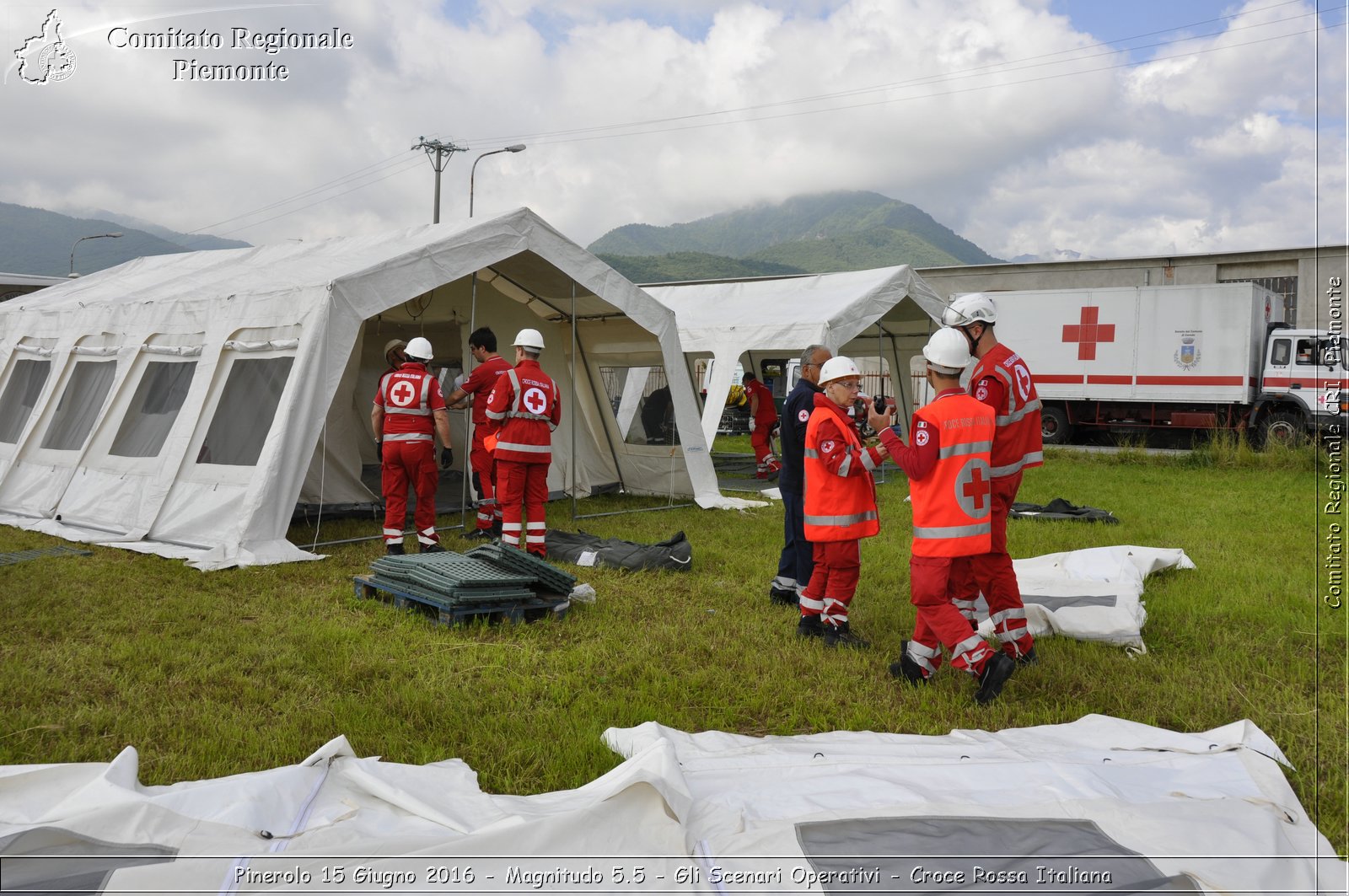 Pinerolo 15 Giugno 2016 - Magnitudo 5.5 - Gli Scenari Operativi - Croce Rossa Italiana- Comitato Regionale del Piemonte